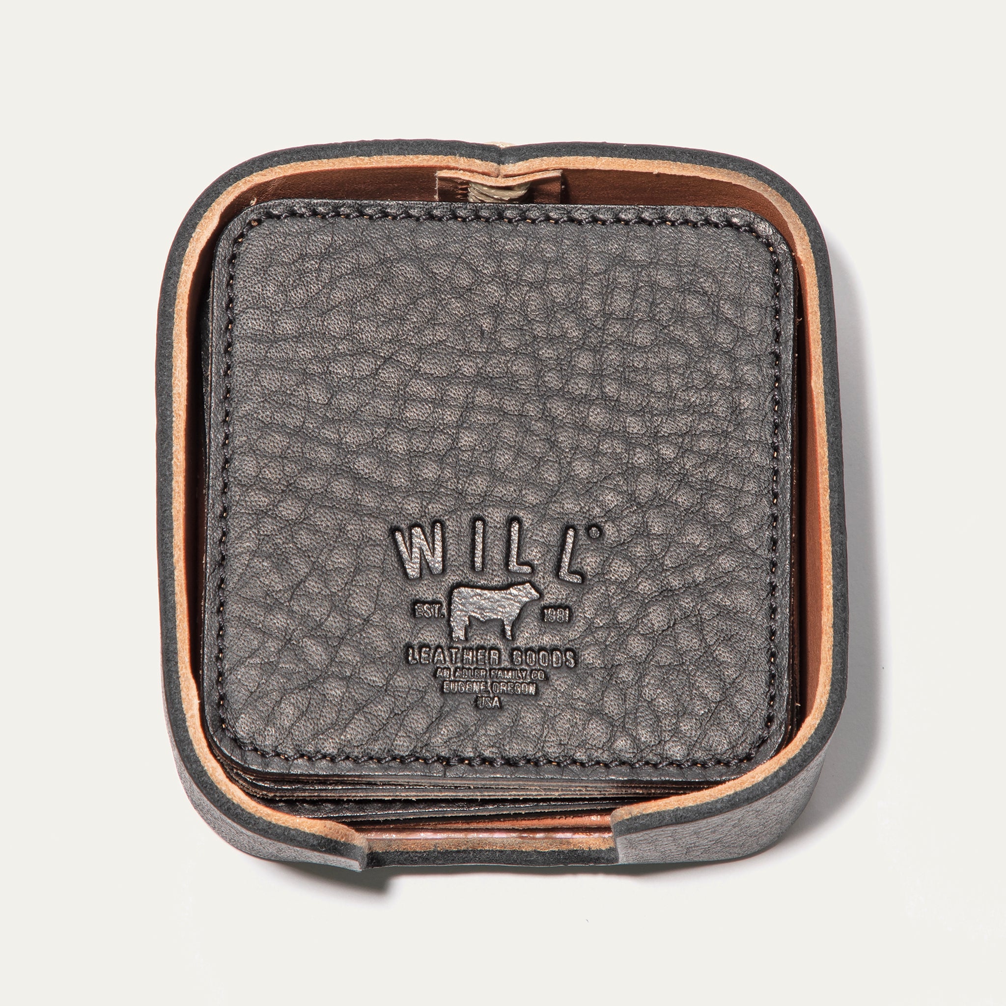 Set Of Eight Coasters - Will Leather Goods